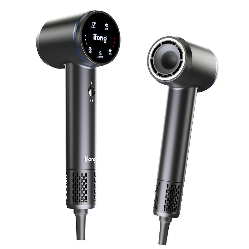 ifong Air 2.5 Ionic Hair Dryer, High-Speed Drying, Compact Design for Dorm & Travel